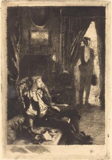 Iza Sleeping (Le Sommeil d'Iza), 1885. Creator: Paul Albert Besnard.