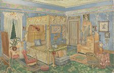 Woman's Bedroom, 1935/1942. Creator: Perkins Harnly.