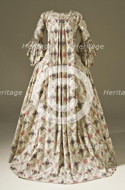 Woman’s Robe à la française, circa 1770. , c.1770. Creator: Unknown.