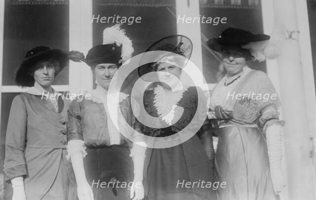 Jessie Wilson -- Elisa [i.e., Eliza] Dodge -- Mrs. D.H. Morris -- Mrs. H. Bremer, 1913. Creator: Bain News Service.