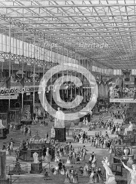 Great Exhibition in the Crystal Palace, Hyde Park, London, 1851. Artist: Unknown