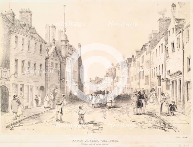 Broad Street, Aberdeen, c1840s. Creator: Unknown.