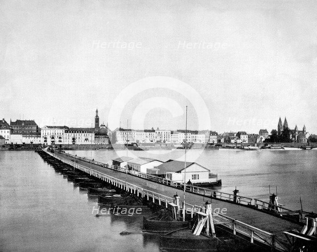 Koblenz on the Rhine, Germany, 1893. Artist: John L Stoddard