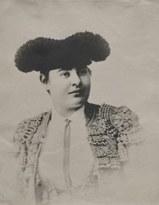 Portrait of a female bullfighter, last quarter of the 19th century.  Creator: Anon.