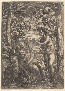 Mercury and Venus, 1520. Creator: Hans Burgkmair, the Elder.