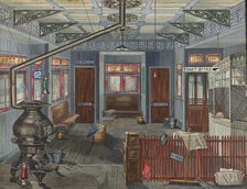 El Station Interior, 1935/1942. Creator: Perkins Harnly.