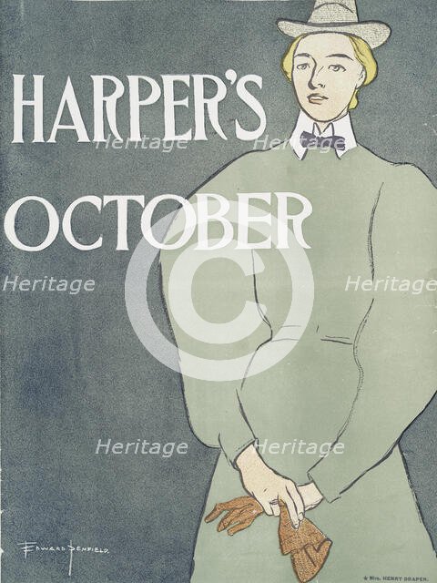 Harper's October, c1890 - 1907. Creator: Edward Penfield.