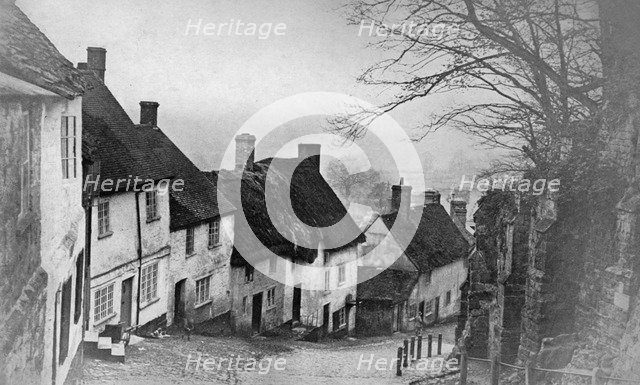 Gold Hill, Shaftesbury, Dorset, 1924-1926.Artist: Judges