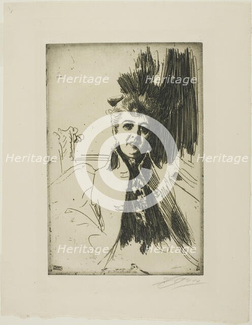 Mrs. Potter Palmer, 1896. Creator: Anders Leonard Zorn.