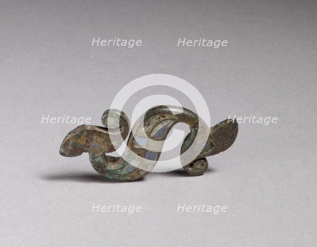 Dragon-Shaped Brooch, Celtic or Roman, 100-300. Creator: Unknown.