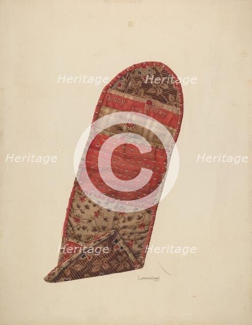 Needle Case, 1940. Creator: H. Langden Brown.