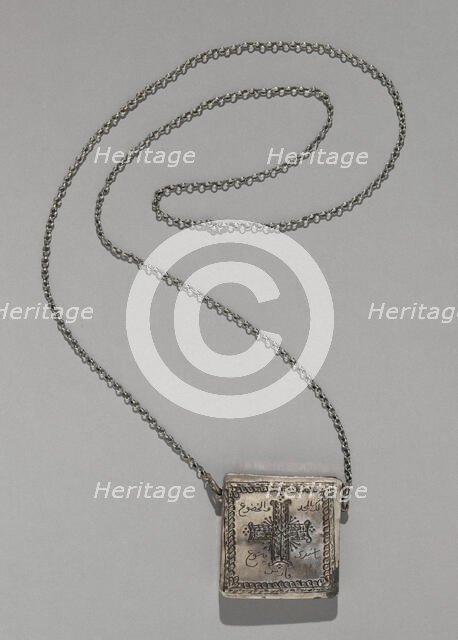 Necklace with a Compartment for Magical Texts, Ottoman dynasty (1299-1923), 18th/19th century. Creator: Unknown.