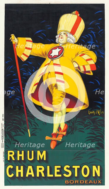 Rhum Charleston, Bordeaux , 1925. Creator: D'Ylen, Jean (1886-1938).