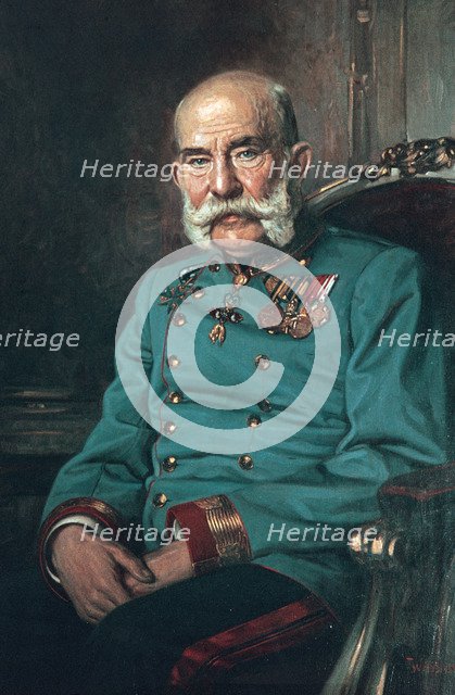 Franz Joseph I (1830-1916), Emperor of Austria.