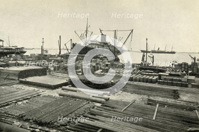 'The Seaport of Vera Cruz', 1919. Creator: Unknown.