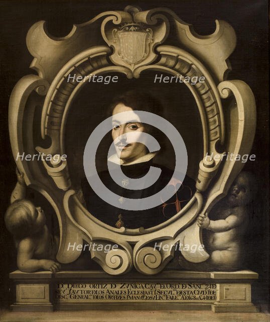 Portrait of the composer Diego Ortiz (1510-1576), 1751. Creator: Martínez, Domingo, (after Bartolomé Esteban Murillo) (1688-1749).