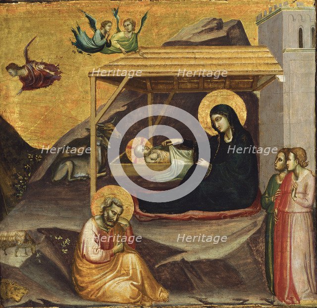 Nativity. Artist: Gaddi, Taddeo (ca 1290-1366)