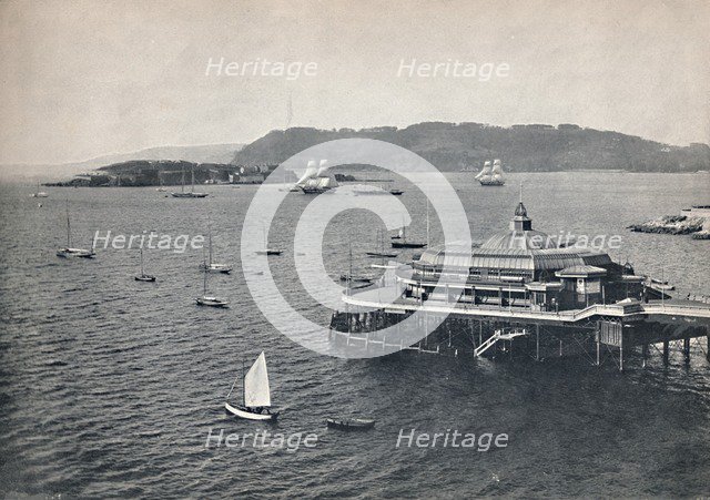 'Plymouth - The Pier', 1895. Artist: Unknown.