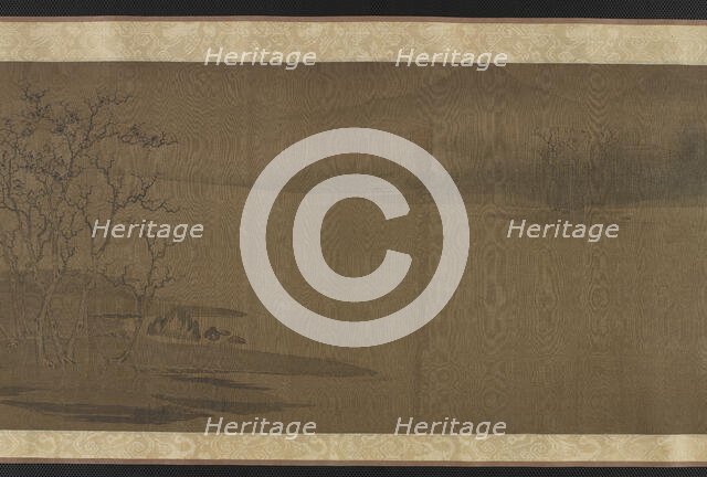 Old Trees and Cold Crows, in the style of Zhao Danian, Yuan or Ming dynasty, (14th century?). Creator: Unknown.