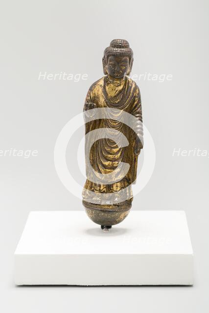 Buddha, Standing with Hand in Gesture of Reassurance (Abhaymudra), Tang dynasty, 7th/8th century. Creator: Unknown.