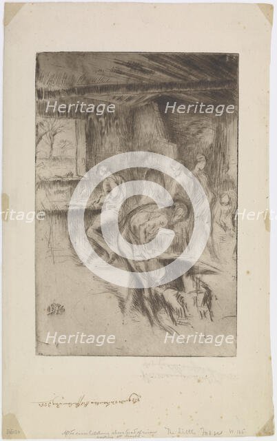 The Little Forge, Liverpool, 1875. Creator: James Abbott McNeill Whistler.