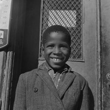 Negro boy, Washington, D.C., 1942. Creator: Gordon Parks.