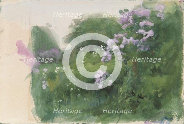 Lilac Bush, c1880-1937. Creator: Eero Jarnefelt.