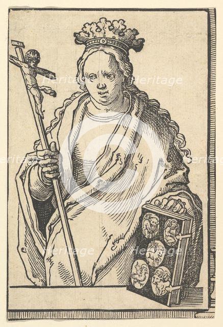 Ecclesia Christi (Faith), from the series of Sibyls, ca. 1530. Creator: Lucas van Leyden.