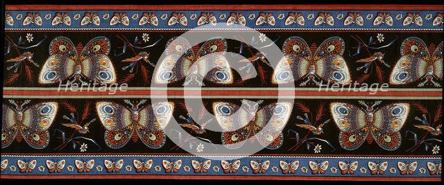 Panel (Furnishing Fabric), England, 1856. Creator: Lancaster Prints.