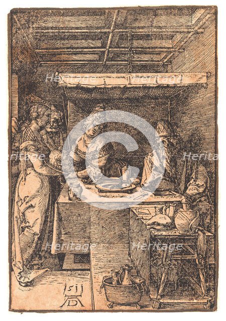 Herodias Receiving the Head of Saint John the Baptist, 1511. Creator: Dürer, Albrecht (1471-1528).