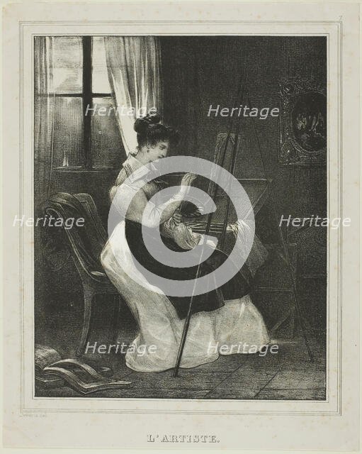 The Artist, n.d. Creator: Achille Deveria.