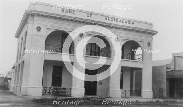 Bank of Australasia, Lake Street, Cairns, Queensland, 1926. Creator: Jack Bain.