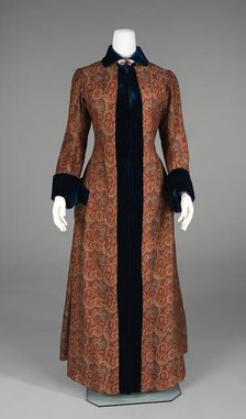 Dressing gown, American, 1880-85. Creator: Unknown.