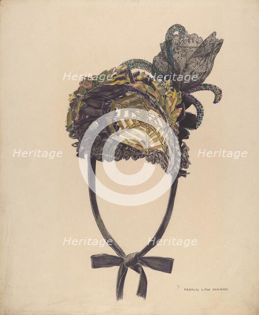 Bonnet, c. 1938. Creator: Francis Law Durand.