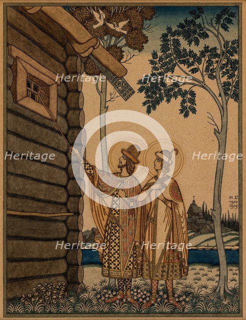 The Saints Boris and Gleb.