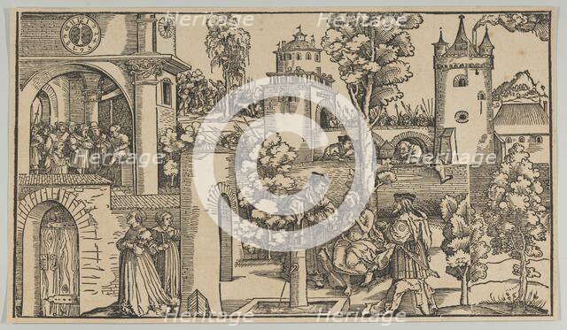 The Story of Susanna, 1536. Creator: Hans Schäufelein the Elder.