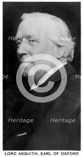 Lord Asquith (1852-1928), Earl of Oxford, British Liberal Statesman, 1925-1928.. Artist: Unknown