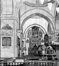 Broussa, in Asia Minor, the ancient Turkish capital: Mosque of Oulou Djami, 1890. Creator: Unknown.