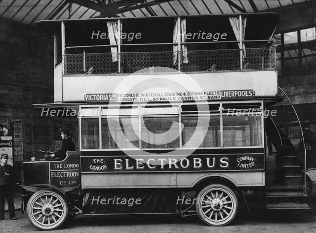 1909 Electrobus. Creator: Unknown.