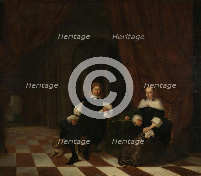 Family Portrait, 1654. Creator: Gerrit Lundens.
