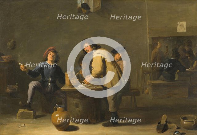 Tavern Scene with Pipe-smokers. Creator: Unknown.