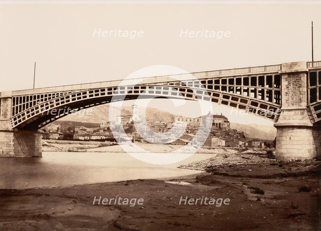 Viaduc de la Voulte, 1861 or after. Creator: Edouard Baldus.