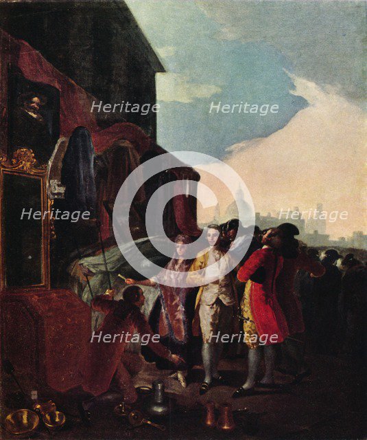 'A Fair in Madrid', 1779 (1939). Artist: Francisco Goya.