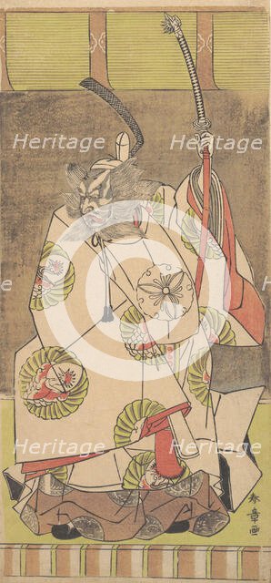 Kabuki Actor Ichikawa Danjuro IV , 12th month, 1771. Creator: Shunsho.