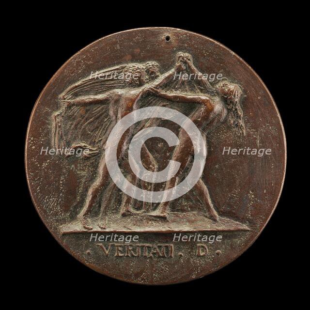 Truth Unveiled by Two Men [reverse], 1520s. Creator: Maffeo Olivieri.