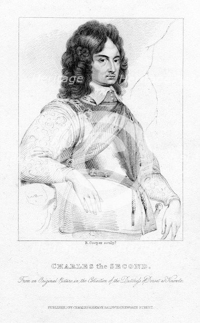 Charles II, King of England, Scotland and Ireland, (19th century).Artist: R Cooper
