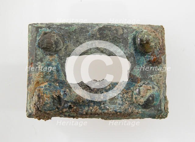 Rectangular Plaque, Frankish, middle of 6th century. Creator: Unknown.