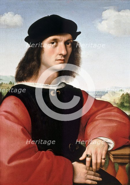 Portrait of Agnolo Doni , ca 1506-1507.