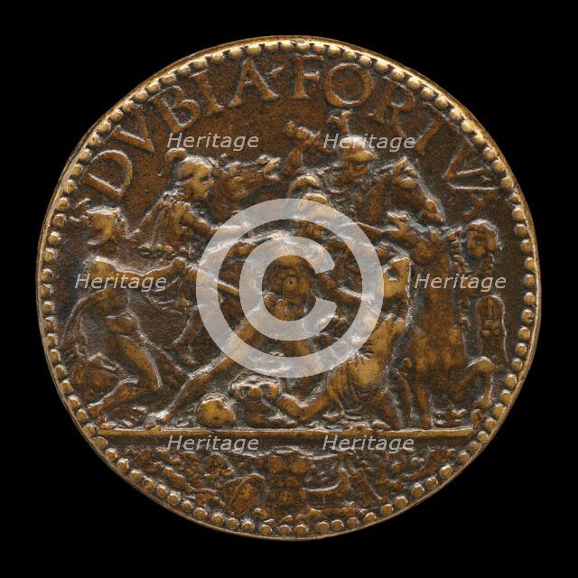 Battle Scene [reverse]. Creator: Pier Jacopo Alari Bonacolsi.