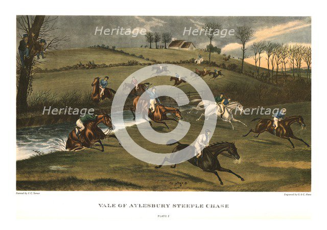 'Vale of Aylesbury Steeple Chase', Plate 2, c1836, (c1955). Creators: Charles Hunt, George Hunt.